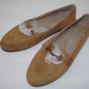 Giani Bernini Tan Suede Loafers – Size 9.5 – New